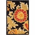 thumbnail image 1 of SAFAVIEH Blossom Layla Floral Area Rug, Black/Multi, 6' x 6' Round, 1 of 6