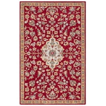 SAFAVIEH Blossom Layla Floral Area Rug, Red/Ivory, 8' x 10'
