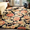 thumbnail image 1 of SAFAVIEH Blossom Layla Floral Flowers Wool Area Rug, Black/Multi, 8' x 10', 1 of 6