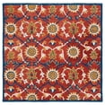 thumbnail image 1 of SAFAVIEH Blossom Lecia Floral Area Rug, Rust/Blue, 6' x 6' Square, 1 of 8