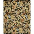 thumbnail image 1 of SAFAVIEH Blossom Lena Floral Flowers Wool Area Rug, Black/Multi, 4' x 6', 1 of 9