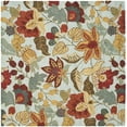 thumbnail image 1 of SAFAVIEH Blossom Lena Floral Flowers Wool Area Rug, Blue/Multi, 6' x 6' Square, 1 of 3
