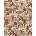 thumbnail image 1 of SAFAVIEH Blossom Lena Floral Flowers Wool Area Rug, Ivory/Multi, 6' x 6' Round, 1 of 10