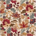 thumbnail image 1 of SAFAVIEH Blossom Lena Floral Flowers Wool Area Rug, Ivory/Multi, 6' x 6' Square, 1 of 11