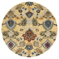 thumbnail image 1 of SAFAVIEH Blossom Lennon Floral Wool Area Rug, Gold/Multi, 8' x 8' Round, 1 of 8