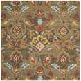 thumbnail image 1 of SAFAVIEH Blossom Lennon Floral Wool Area Rug, Green/Multi, 8' x 8' Square, 1 of 5