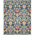 thumbnail image 1 of SAFAVIEH Blossom Jytte Floral Wool Area Rug, Navy/Multi, 10' x 14', 1 of 8