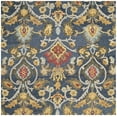 thumbnail image 1 of SAFAVIEH Blossom Lennon Floral Wool Area Rug, Navy/Multi, 4' x 4' Square, 1 of 8