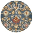 thumbnail image 1 of SAFAVIEH Blossom Lennon Floral Wool Area Rug, Navy/Multi, 9' x 9' Round, 1 of 8