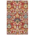 thumbnail image 1 of SAFAVIEH Blossom Lennon Floral Wool Area Rug, Red/Multi, 6' x 9', 1 of 8