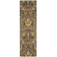 thumbnail image 1 of SAFAVIEH Blossom Lennon Floral Wool Runner Rug, Green/Multi, 2'3" x 18', 1 of 5