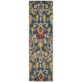thumbnail image 1 of SAFAVIEH Blossom Lennon Floral Wool Runner Rug, Navy/Multi, 2'3" x 10', 1 of 7