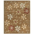 thumbnail image 1 of SAFAVIEH Blossom Linnaea Floral Flowers Wool Area Rug, Camel/Multi, 6' x 6' Square, 1 of 10