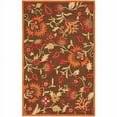 thumbnail image 1 of SAFAVIEH Blossom Madelyn Floral Flowers Wool Area Rug, Brown/Multi, 8' x 10', 1 of 11