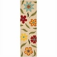 thumbnail image 1 of SAFAVIEH Blossom Maria Floral Flowers Wool Runner Rug, Beige/Multi, 2'3" x 8', 1 of 10