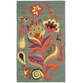 thumbnail image 1 of SAFAVIEH Blossom Mary Floral Wool Area Rug, Blue/Multi, 3' x 5', 1 of 9