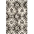 thumbnail image 1 of SAFAVIEH Blossom Maxwell Damask Floral Wool Area Rug, Charcoal/Ivory, 4' x 6', 1 of 3
