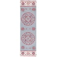 thumbnail image 1 of SAFAVIEH Blossom Maxwell Damask Floral Wool Runner Rug, Charcoal/Ivory, 2'3" x 8', 1 of 4