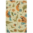 thumbnail image 1 of SAFAVIEH Blossom Megan Flower and Birds Wool Area Rug, Sage/Multi, 2'6" x 4', 1 of 4