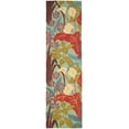 thumbnail image 1 of SAFAVIEH Blossom Michelle Floral Flowers Wool Runner Rug, Blue/Multi, 2'3" x 6', 1 of 3