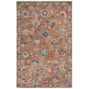 SAFAVIEH Blossom Moema Floral Area Rug, Rust/Blue, 5' x 8'