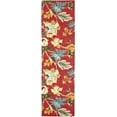 thumbnail image 1 of SAFAVIEH Blossom Molly Floral Flowers Wool Runner Rug, Red/Multi, 2'3" x 8', 1 of 4