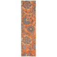 thumbnail image 1 of SAFAVIEH Blossom Riley Floral Runner Rug, Rust/Blue, 2'3" x 9', 1 of 9
