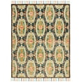 thumbnail image 1 of SAFAVIEH Blossom Signe Southwestern Wool Fringed Runner Rug, Charcoal/Gold, 2'3" x 8', 1 of 6