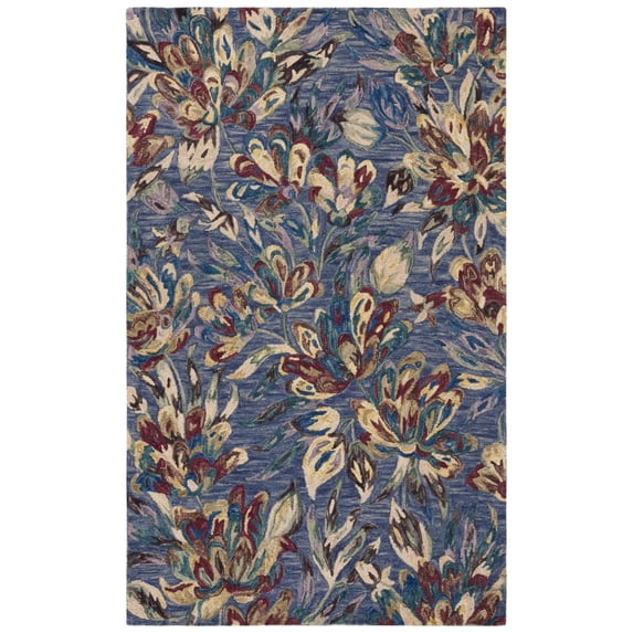SAFAVIEH Blossom Tobias Floral Runner Rug, Blue/Violet, 2'3" x 8'