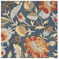 thumbnail image 1 of SAFAVIEH Blossom Tom Floral Area Rug, Navy/Red, 6' x 6' Square, 1 of 7
