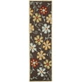 thumbnail image 1 of SAFAVIEH Blossom Tracy Floral Flowers Wool Runner Rug, Brown/Multi, 2'3" x 8', 1 of 5