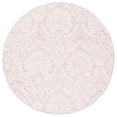 thumbnail image 1 of SAFAVIEH Blossom Travis Damask Area Rug, Pink/Ivory, 6' x 6' Round, 1 of 9