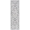 thumbnail image 1 of SAFAVIEH Blossom Travis Damask Runner Rug, Black/Ivory, 2'3" x 8', 1 of 9