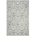 thumbnail image 1 of SAFAVIEH Blossom Travis Damask Wool Area Rug, Blue/Ivory, 5' x 8', 1 of 5
