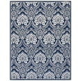 thumbnail image 1 of SAFAVIEH Blossom Travis Damask Wool Area Rug, Navy/Ivory, 8' x 10', 1 of 5