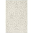 thumbnail image 1 of SAFAVIEH Blossom Travis Damask Wool Area Rug, Silver/Ivory, 4' x 6', 1 of 5