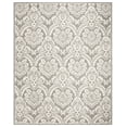 thumbnail image 1 of SAFAVIEH Blossom Travis Geometric Wool Area Rug, Dark Grey/Ivory, 8' x 10', 1 of 5