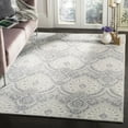 thumbnail image 1 of SAFAVIEH Blossom Travis Geometric Wool Area Rug, Light Grey/Ivory, 8' x 10', 1 of 7