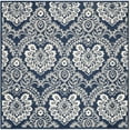 thumbnail image 1 of SAFAVIEH Blossom Travis Geometric Wool Area Rug, Navy/Ivory, 8' x 8' Square, 1 of 6