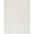 thumbnail image 1 of SAFAVIEH Blossom Travis Geometric Wool Area Rug, Silver/Ivory, 10' x 14', 1 of 6