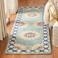 thumbnail image 1 of SAFAVIEH Blossom Trinity Floral Runner Rug, Blue/Gold, 2'3" x 8', 1 of 7