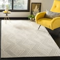 thumbnail image 1 of SAFAVIEH Blossom Winston Chevron Wool Area Rug, Silver/Ivory, 4' x 6', 1 of 7