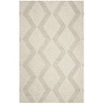 thumbnail image 1 of SAFAVIEH Blossom Winston Chevron Wool Area Rug, Silver/Ivory, 5' x 8', 1 of 5