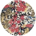 thumbnail image 1 of SAFAVIEH Blossom Yazmin Abstract Area Rug, Green/Ivory, 6' x 6' Round, 1 of 7