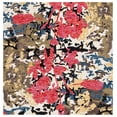 thumbnail image 1 of SAFAVIEH Blossom Yazmin Abstract Area Rug, Green/Ivory, 6' x 6' Square, 1 of 8