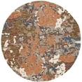 thumbnail image 1 of SAFAVIEH Blossom Yazmin Abstract Area Rug, Rust/Ivory, 6' x 6' Round, 1 of 1
