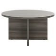 thumbnail image 1 of SAFAVIEH Bo Contemporary 32 in. Round Coffee Table, Slate Grey (32 in. W x 32 in. D x 16.5 in. H), 1 of 8