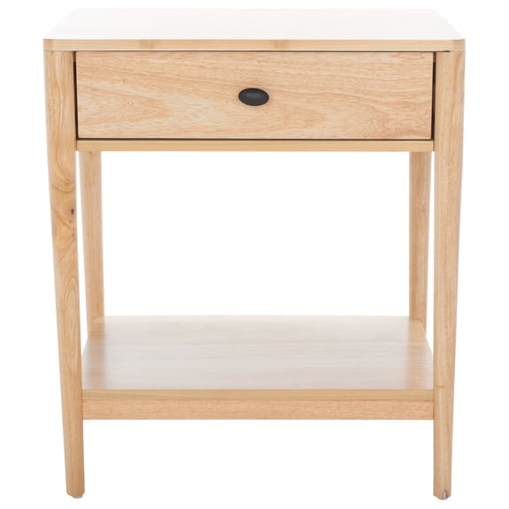 SAFAVIEH Boden Solid Retro 1 Drawer Nightstand , Natural