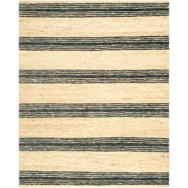 SAFAVIEH Bohemian BOH227A Hand-knotted Natural /Blue Rug