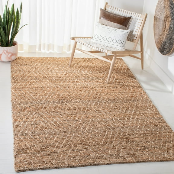SAFAVIEH Bohemian Caymen Geometric Area Rug, Natural/Ivory, 3' x 5'